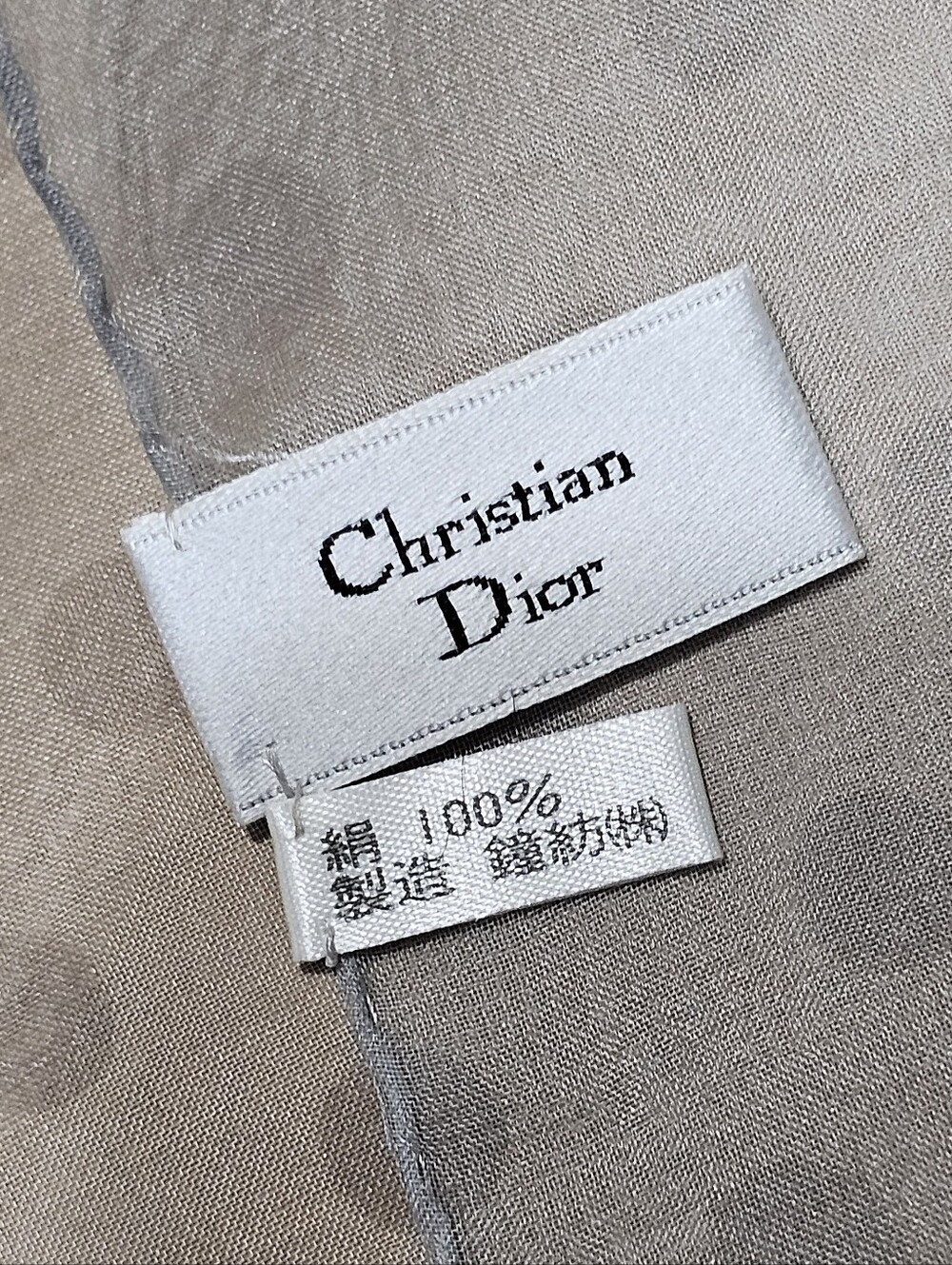 CHRISTIAN DIOR ORGANZA SCARF - Picture 13 of 14